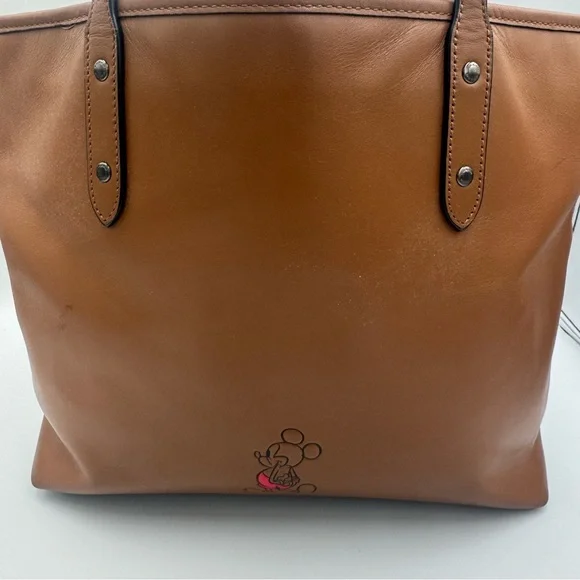 Disney x Coach City Tote Color: Saddle Brown - Picture 10 of 13